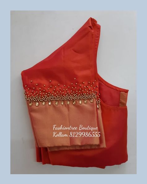 Kundan Work Blouse Designs Latest, Simple Hand Work Blouse Designs, Blouse Aari Work Design, Simple Wedding Blouse Designs, Paithani Blouse Design, Simple Aari Work Blouse Design, Simple Aari Work Blouse, Simple Aari Work, Aari Work Blouse Design