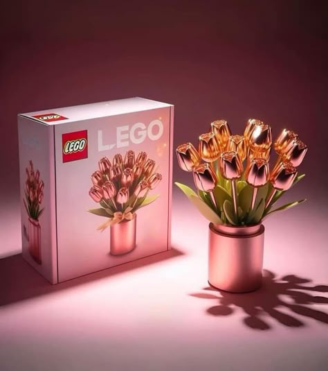 Lego Room Decor, Best Lego Sets, Lego Flowers, Lego Decorations, Lego Kits, Lego Craft, Lego Creative, Lego Room, Hoco Proposals Ideas