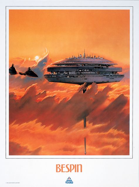 The official home of Star Wars on Tumblr Cloud City Star Wars, Star Wars Travel Posters, Star Wars Planets, Cloud City, Gas Giant, Star Tours, Star Wars Concept Art, Star Wars Tattoo, Star Wars Film