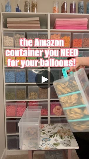 92K views · 5.3K reactions | Scoot over stak bin, we found the AMAZON version andddd it has a lid😍

Link in highlights✨⁣
.⁣
.⁣
.⁣
.⁣
.⁣
#balloonstylist #balloon #balloonart #balloons #events #balloonarch #balloondecoration #balloongarland #balloonbouquet #balloondecor | Bloom Inflatables | Luther Vandross · Don't You Know That? Balloons Organization, Balloon Organization Ideas, Balloon Storage Ideas, Balloon Organization, Balloon Storage, Luther Vandross, House Organization, Dont You Know, Balloon Ideas