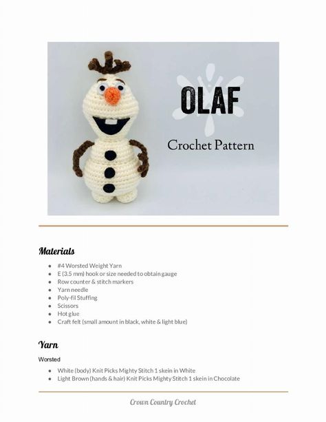 white olaf crochet pattern Baby Opossum, Gerald The Giraffe, Easter Egg Holder, Glue Craft, Crochet Christmas Ornaments Free, Penguin Pattern, Owl Crochet Patterns, Crochet Owl, Cap Patterns