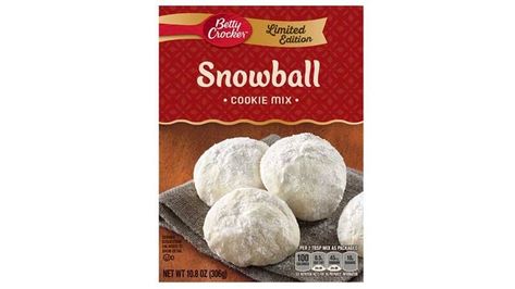 Limited Edition: Snowball Cookies Chocolate Snowball Cookies Recipe, Betty Crocker Cookie Mix, Snowball Cookie, Betty Crocker Cookies, Chocolate Snowballs, Snowball Cookie Recipe, Children Ministry, Keto Cookie Recipes, Snowball Cookies