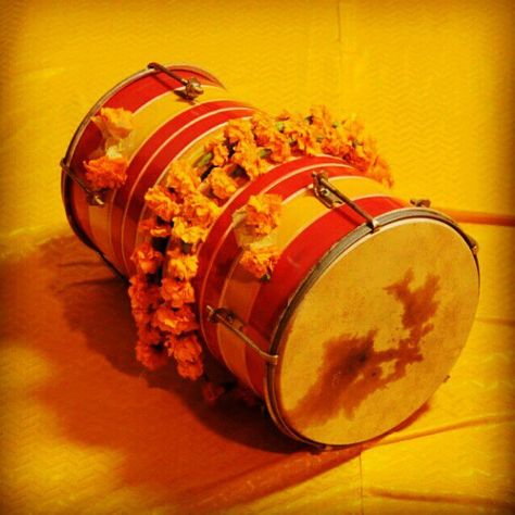 Indian Pakistani Desi Wedding  Dhol Drum Dholki Aesthetic, Sufi Music, Music Corner, Theme Days, English Wedding, Bridal Dress Fashion, Graphic Designing, Desi Wedding, South Asian Wedding