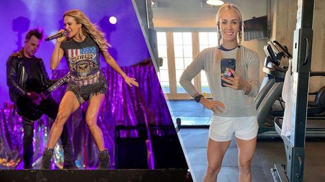 Carrie Underwood Leg Workout, Best Treadmill Workout, Excercise Routine, Carrie Underwood Legs, Carrie Underwood Workout, Pool Exercise, Leg Day Workout, Leg Routine, Leg Workouts Gym