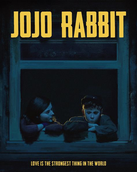 Jojo Rabbit Poster, Jojo Rabbit, College Poster, Rabbit Wallpaper, Film Posters Art, Best Movie Posters, Septième Art, Dorm Posters, Movie Poster Wall