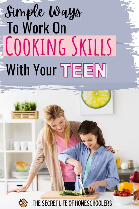 Teen Cooking Recipes, Parenting Advice Teenagers, Basic Cooking Skills, Basic Cooking, Cooking Meals, Culinary Classes, Kitchen Skills, Cooking Courses, Cooking For Beginners