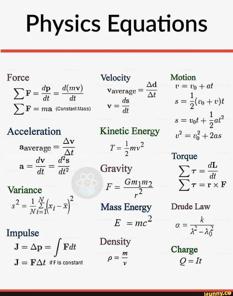 Kinesiology Notes, Physics Tips, Basic Physics Formulas, Learning Chemistry, Physics Equations, Physics Mechanics, Physics Questions, Struktur Teks, Chemistry Basics