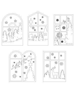 Christmas Patterns | Page 4 Printable Window Templates, Christmas Window Silhouettes, Christmas Silhouette Templates, Christmas Window Art Ideas, Scene Outline, Christmas Window Scene, Christmas Window Stencils, Free Christmas Patterns, Wax Paper Transfers