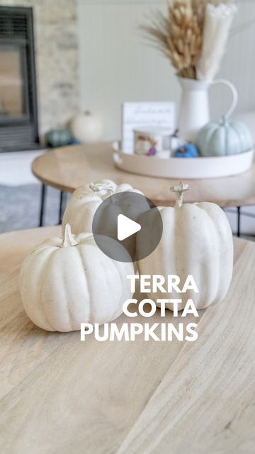 Cassandra Aarssen • Organizing Expert on Instagram: "Bibbidi bobbidi boo! 🪄 Turning @dollartree pumpkins into terra cotta beauties in this simple Fall DIY. 

One of my fave Pottery Barn dupes and all it takes is just a few dollars and a little spray paint magic to turn styrofoam pumpkins into the Belle of the Ball. 

 Add these pumpkins anywhere to instantly make your home more festive and chic 🎃🍁

Want to see more fun Fall DIYs that look expensive (but aren’t) comment 'BARN' and I will send you a link!

#dollartreediy #PotteryBarnDupe #BudgetHomeDecor #PumpkinDecor #FallDecorating" Styrofoam Pumpkins, Paint Magic, Fall Diys, Bibbidi Bobbidi Boo, Look Expensive, Fall Diy, Dollar Tree Diy, Pumpkin Decorating, Fall Fun