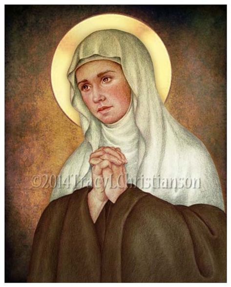 St Angela Merici, Happy Feast Day, Immaculate Heart, Catholic Books, Religious Education, 11x14 Print, Prismacolor Pencils, Catholic Art, Popular Books