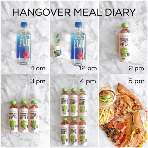 Our top 3 ways to prevent hangovers after a night out with too many alcoholic drinks. Meal Diary, Hangover Drink, Anti Hangover, Hangover Prevention, Herbal Drinks, Healthy Juice Recipes, Grey Goose, Handy Dandy, Healthy Juices