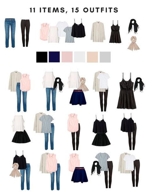 Capsule wardrobe packing for a summer in Europe Packing Capsule Wardrobe, Summer In Europe, Italy Travel Outfit, Packing Wardrobe, Packing For Europe, Travel Capsule Wardrobe, Fashion Capsule Wardrobe, Travel Capsule, Europe Outfits