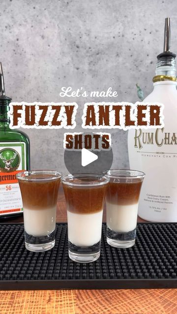 Jagermeister Drinks Recipes, Jagermeister Shots, Jagermeister Drinks, Rum Chata, Bartender Drinks Recipes, Bartender Drinks, Shots Alcohol, Deer Season, Shot Recipes