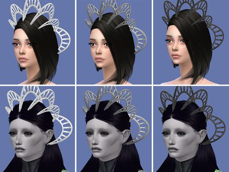 Elegant crown for your alien sims. Inspired by music video of Katy Perry - E.T. Available for both genders. Disabled for random. Custom thumbnail. Category - Ring.  Found in TSR Category 'Sims 4... Brooke Candy, Alien Clothes, Alien Costume, Candy Hair, Sims 4 Cc Makeup, Sims 4 Cc Furniture, Eyebrow Makeup, Sims 4 Cc Finds, Sims Mods