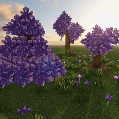 Tree Minecraft, Minecraft Building Designs, Kida Disney, Minecraft C, Amethyst Decor, Minecraft Images, Minecraft Banner Designs, Minecraft Banners, Diy Minecraft