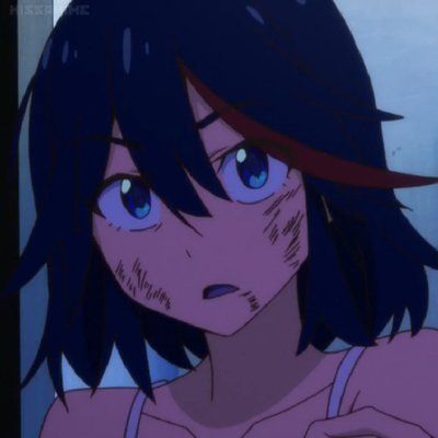 Kill La Kill, Anime Character, Black Hair, Hair, Anime, Blue, Black