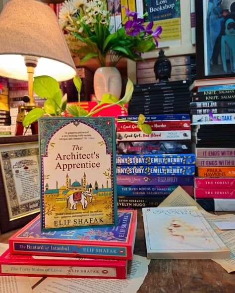 *The Architect's Apprentice* by Elif Shafak is a mesmerizing novel that transports you to the grandeur of the Ottoman Empire. It is a story of art, love, and the human condition, seen through the eyes of an elephant keeper who becomes an apprentice to the empire's most renowned architect. One beautiful passage from the book is: "In the palace, life was like water running over stones: smooth, transparent, and swift. And like water, it could change its course in an instant. There were currents... Bad Blood, The Bell Jar, Ottoman Empire, Human Condition, Book Collection, Cool Girl, Romance, Elephant, Books