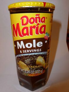 Chicken Mole Recipe Dona Maria, Dona Maria Mole, Chicken Mole Recipe, Mole Recipe, Chicken Mole, Mole Sauce, Peanut Recipes, Easy Eat, Spanish Dishes