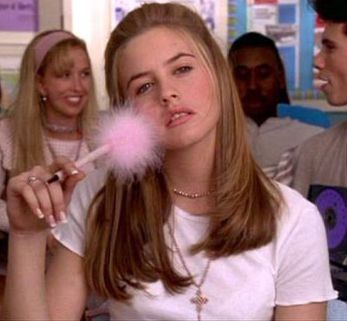 "Nice stems." (Alicia Silverstone, Clueless) Clueless Cher, Clueless 1995, Fashion Guys, Cher Clueless, Cher Horowitz, Alicia Silverstone, Feather Pen, The Cardigans, 90s Girl