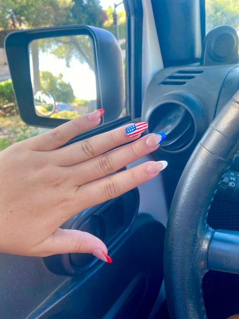 Fourth Of July Acrylic Nails, Freedom Nails, Nails July 4th, Americana Nails, July Acrylic Nails, Fireworks Nails, Country Acrylic Nails, Cowboy Nails, Firework Nails