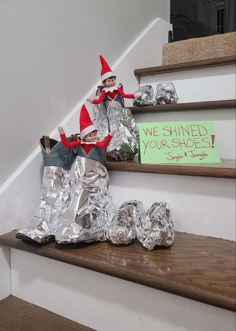 I Shined Your Shoes Elf, Elf 2023, Chef Ideas, Awesome Elf On The Shelf Ideas, Elf Activities, Xmas Elf, Elf Fun, Elf Doll, Elf Ideas