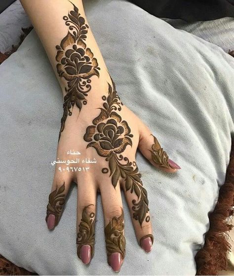 Mehndi Design Full Hand, Mehndi Design Full, Elegant Mehndi, Mehndi Designs Arabic, Mehndi Wedding, Khafif Mehndi Design, Floral Henna Designs, Finger Henna Designs, Henna Tattoo Designs Hand