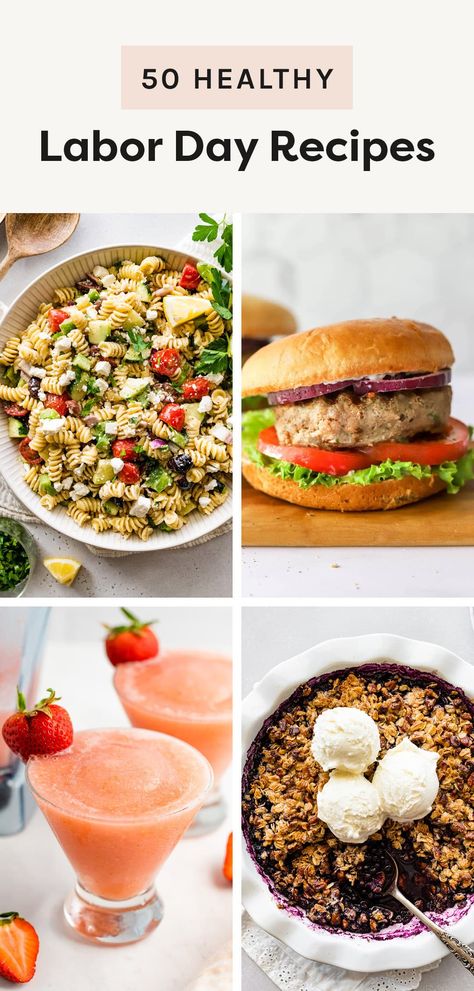 Labor Day Recipes, Easy Corn Salsa, Roasted Zucchini And Squash, Lemon Orzo Salad, Greek Yogurt Dressing, Chicken Fajita Pasta, Bbq Chicken Breast, Mexican Street Corn Salad, Ranch Pasta Salad