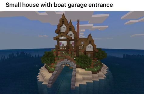 Minecraft Builds On Water, Water Minecraft House, House On Water Minecraft, Boat House Minecraft, Minecraft Boat Ideas, Minecraft House On Water, Minecraft Boat House, Minecraft Houses On Water, Minecraft Water House