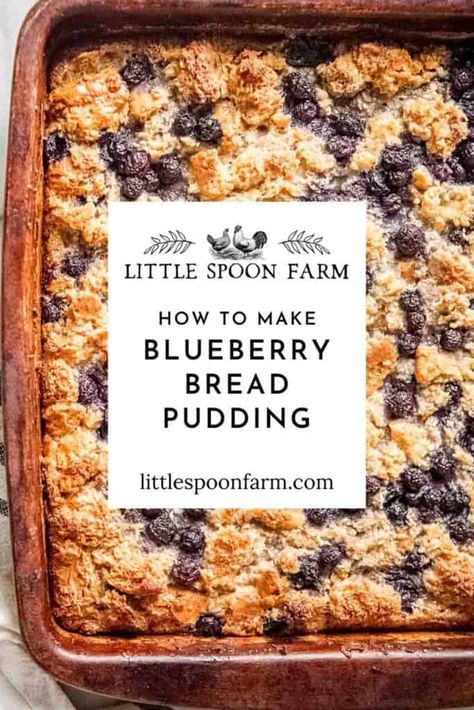 Bread Pudding With Blueberries, Bread Pudding Recipe With Fruit, Recipes For Leftover Biscuits, Healthy Bread Pudding Recipe, Leftover Bread Recipes Breakfast, Recipes With Leftover Bread, Leftover Biscuit Recipes, What To Do With Leftover Biscuits, Leftover Sourdough Bread Recipes