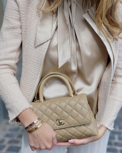 Chanel Bag Outfit, Chanel Coco Handle, Chanel Price, Chanel Top, Coco Handle, Chanel Outfit, Chanel Collection, Popular Handbags, New Bags