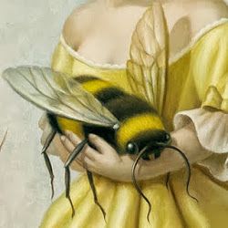 I Love Bees, Mark Ryden, Arte Peculiar, Crochet Bee, Bee Inspired, Bee Mine, Bee Art, Painting Digital, Save The Bees