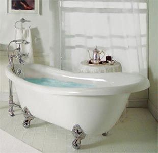 Whirlpool Tub Buying Guide Porcelain Tub, Claw Tubs, Slipper Tub, Slipper Bathtub, Slipper Tubs, Jetted Bath Tubs, Malibu Home, Dream Bath, Whirlpool Tub