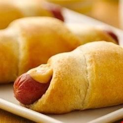 Crescent Hot Dogs, Hot Dog Crescent Rolls, Target Recipes, Crescent Dogs, Target Food, Hot Dog Rolls, Cheese Dog, Coconut Custard, Crescent Roll Recipes