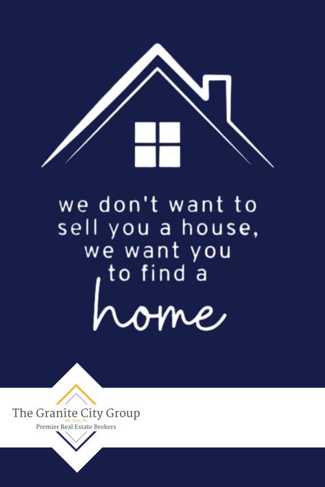 For us it's all about "home". We can sell a house, but what we strive for is to find our clients a house they are excited about, see the potential in and are eager to turn into their own home. With our agent's resources and local connections we will work diligently to find the right property for you! #thegranitecitygroup #thegcg #realty #ncrealty #realtyexperts #realestate #ncrealestate #realestateagents #realestateexperts #realtors #brokers #findinghome #homesweethome Real Estate Marketing Quotes, Real Estate Slogans, Design Quotes Inspiration, Granite City, Real Estate Social Media, Real Estate Site, Mount Airy, Real Estate Quotes, Real Estate Sales