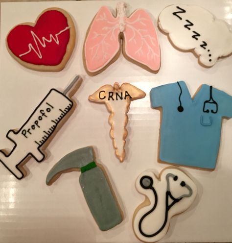 Crna Nurse Anesthetist Gifts, Anesthesia Graduation Party, Respiratory Therapy Graduation Party, Crna Week, Idea For Graduation, Crna Nurse Anesthetist, Crna School, Medical Graduation, Medical Things