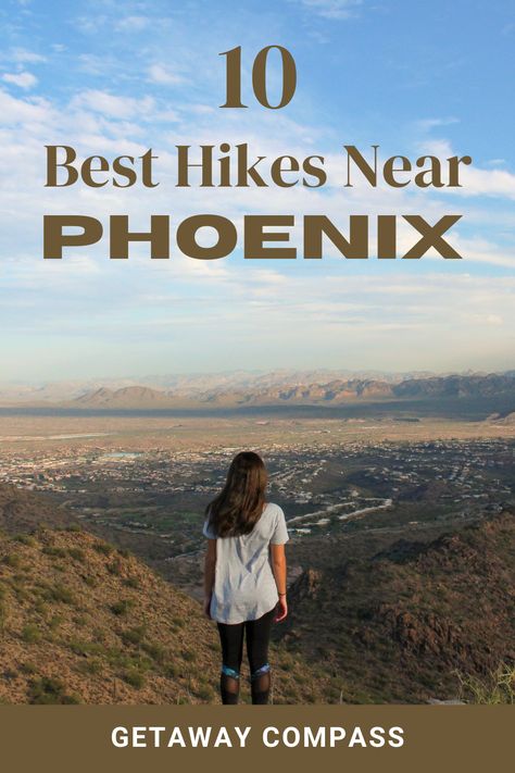 Spending a weekend in Phoenix and need hiking trail suggestions? These are the 10 best hiking trails near Phoenix put together after years of exploring the Sonoran Desert.  #phoenix #arizona #hiking #cactus Hikes In Phoenix Arizona, Arizona Adventure, Arizona Vacation, Arizona Hiking, State Of Arizona, Arizona Travel, Sonoran Desert, Hiking Trail, Travel Activities