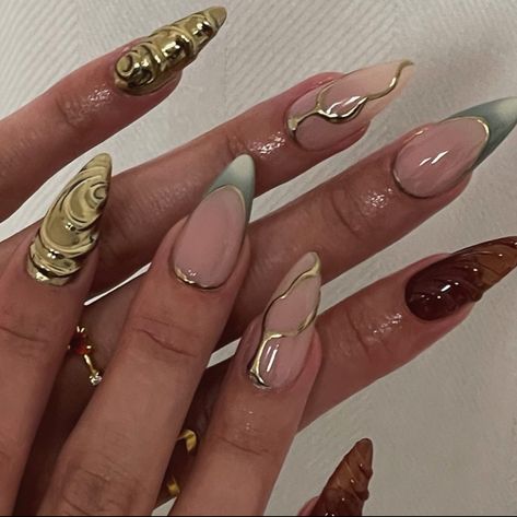 Virgo Aesthetic Nails, August Nails Acrylic, Y2k Nails Coffin, Neutral Vacation Nails, Maquillage Yeux Cut Crease, Nail Aesthetic, August Nails, Milky Nails, Cute Simple Nails