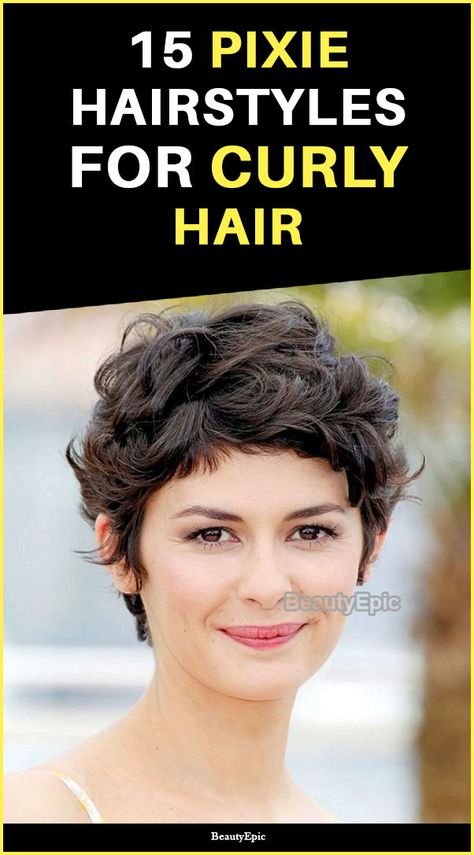 Wavy Pixie Haircut, Pixie Cut Curly Hair, Short Wavy Pixie, Short Curly Cuts, Short Curly Hairstyles For Women, Short Wavy Haircuts, Curly Pixie Hairstyles, Short Curly Pixie, Curly Pixie Haircuts