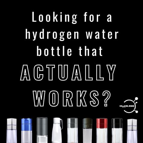 Look no further! At H2HUBB we actually TEST and APPROVE hydrogen water bottles from different companies based on quality and standards based on the scientific literature. That way you can be confident that the bottle you choose is safe and makes a beneficial level of hydrogen gas. Hydrogen Water Benefits, Hydrogen Water Bottle, Hydrogen Gas, Hydrogen Water, Water Benefits, Be Confident, Research Studies, You Choose, That Way