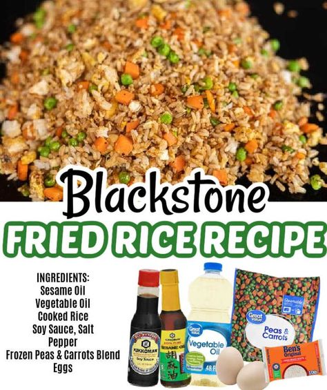 Blackstone Fried Rice, Fried Rice At Home, Outdoor Griddle Recipes, Hibachi Restaurant, Griddle Cooking Recipes, Hibachi Recipes, Outdoor Cooking Recipes, Boat Food Ideas, Blackstone Grill