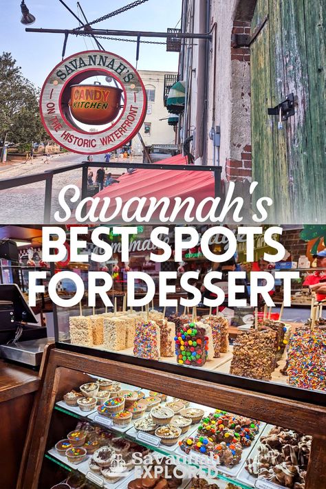 Favorite Desserts and Ice Cream Spots in Downtown Savannah Breakfast In Savannah Ga, Best Breakfast In Savannah Ga, Best Restaurants Savannah Ga, Downtown Savannah Georgia, Savanna Georgia, Savannah Restaurants Best, Savannah Restaurants, Georgia Trip, Coastal Georgia