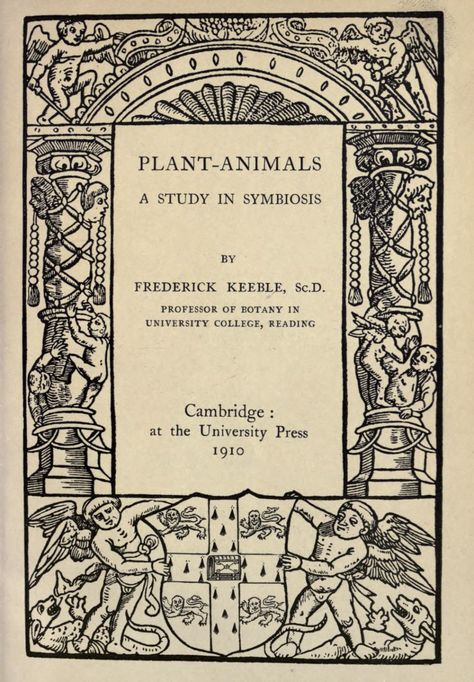 Plant-animals; a study in symbiosis : Keeble, Frederick, Sir, 1870- : Free Download, Borrow, and Streaming : Internet Archive Ancient Babylonia, William Lewis, Mental Disease, Classical Period, Book Trailer, Socrates, Psychiatry, Old Antiques, Medical School