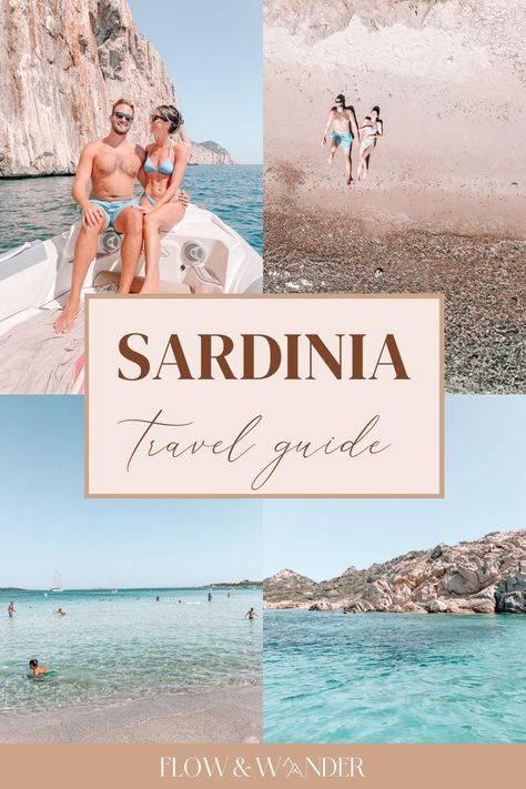 Planning a trip to Sardinia, Italy? This travel guide features the best things to do in Sardinia, where to eat, and the boat adventure you can't miss!! Mediterranean Seafood, Europe Beaches, Coast Of Italy, Magical Island, Mountainous Landscape, Summer Vacation Destinations, Sardinia Italy, Italy Travel Guide, Travel Locations