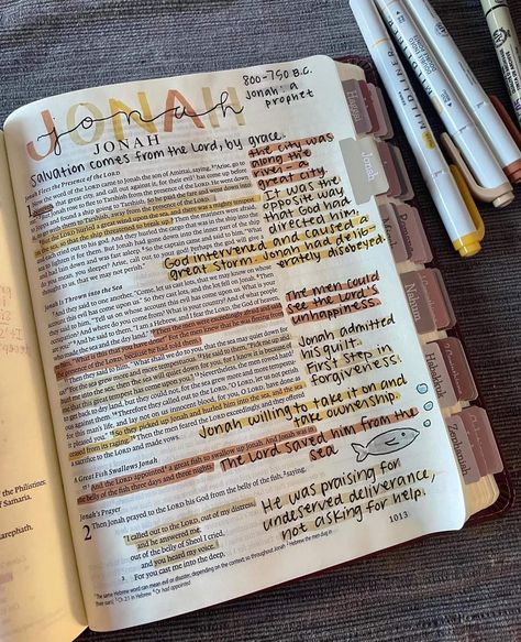 Obadiah Bible Study, Bible Pictures Aesthetic, She Reads Truth Bible Journaling, Jonah Bible Journaling, Jonah Bible Study, Bible Annotations, Journal Bible Quotes, Esv Journaling Bible, Esv Bible