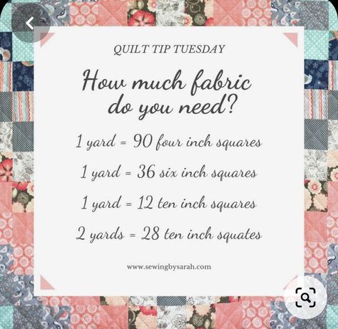 Pin by Sherri Bennett on Quilting | Quilting math, Quilts, Quilt planner How Many Squares In A Quilt, How Many Yards Of Fabric For Quilt, Quilt Math, Quilt Size Charts, Rag Quilting, Quilt Planner, Quilting Math, Quilt Size Chart, Beginning Quilting