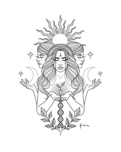 Star Seed, Goddess Tattoo, Spiritual Tattoos, Star Children, Outline Art, Arte Inspo, Group Of People, Instagram S, Tattoo Design Drawings