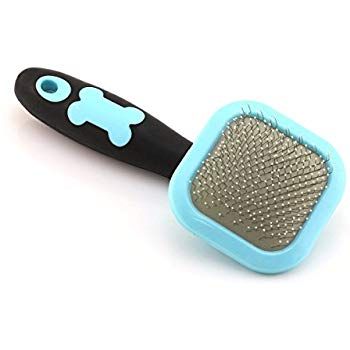 PETPAWJOY Slicker Brush, Dog Brush Gently Cleaning Pin Brush for Shedding Dog Hair Brush for Small Dogs Puppy Yorkie Poodle Rabbits Cats.  $9.99 Comb Pin, Yorkie Poodle, Cat Massage, Puppy Socialization, Dog Brush, Slicker Brush, Pet Grooming Tools, Massage Brush, Pet Brush