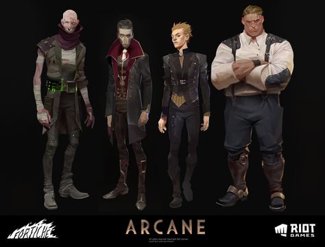 ArtStation - Arcane - Character Design , alexandre mahboubi Alexandre Mahboubi, Arcane Character Design, Arcane Concept Art, Arcane Character, Arcane Art, League Of Legends Characters, Model Sheet, Concept Art Character, Game Character Design