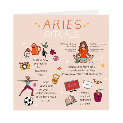 Folded Cards for everyone in your life. Say thank you, happy birthday, I miss you, or just thinking about you with these Ritual Cards. Aries Infographic, Spirit Daughter, Aries Aesthetic, Aries Baby, Aries Season, I Am Statements, Baby Witch, Aries Zodiac, Birth Chart