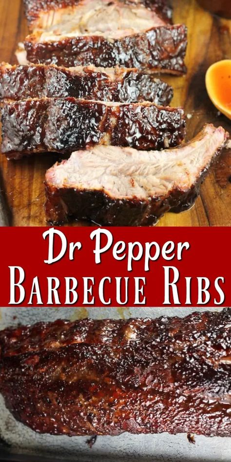 Ribs Marinade Recipe, Barbecue Ribs Recipe, Barbecue Sauce Recipes, Baked Ribs, Barbecue Ribs, Smoked Ribs, Ribs On Grill, Summer Cookouts, Cookout Food